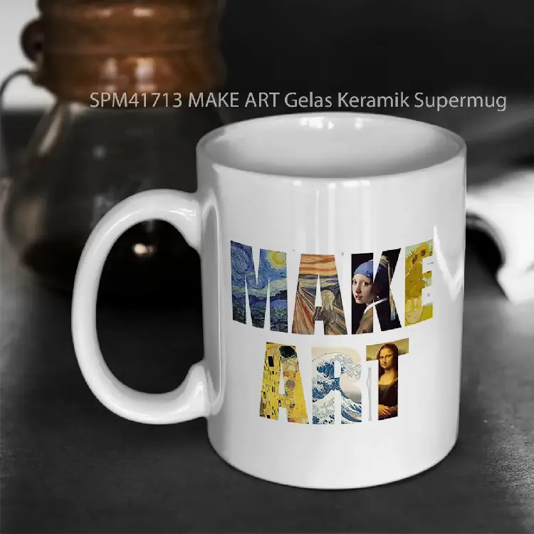 SPM41713 MAKE ART Gelas Keramik Supermug