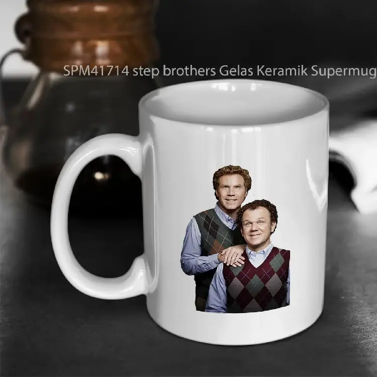 SPM41714 step brothers Gelas Keramik Supermug