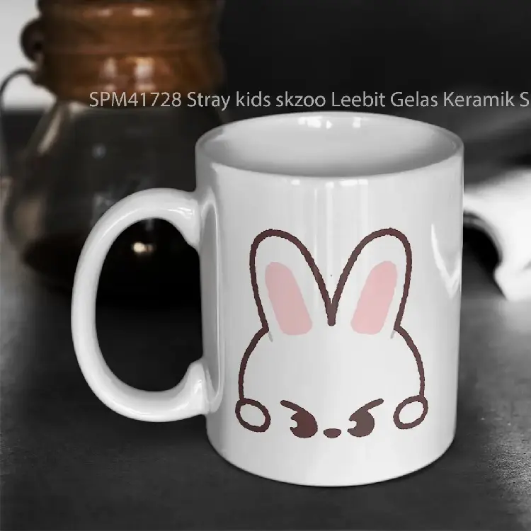SPM41728 Stray kids skzoo Leebit Gelas Keramik Supermug