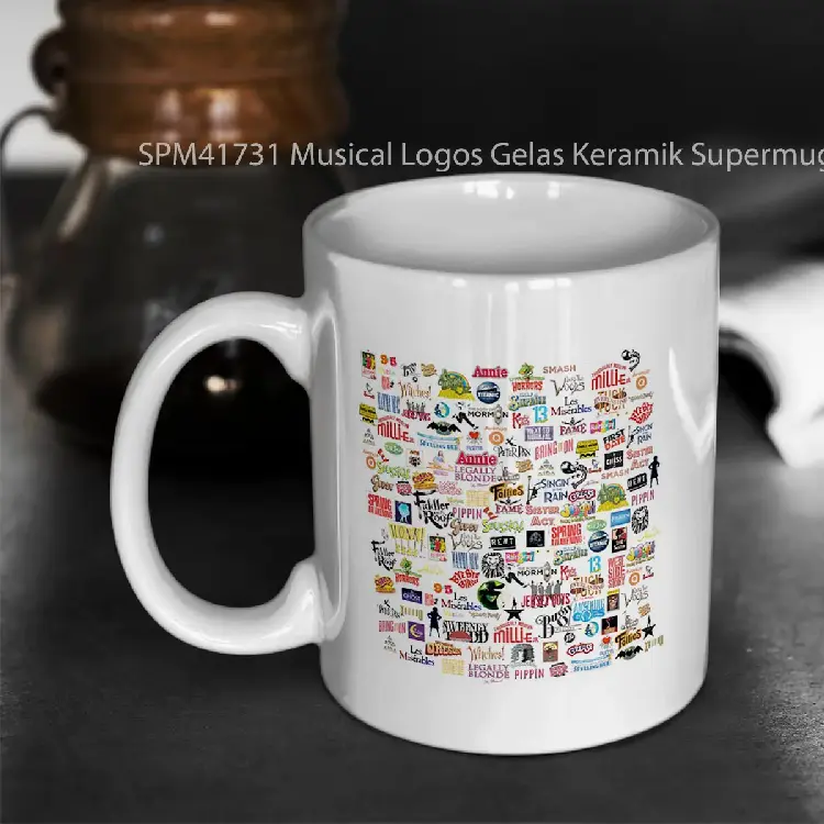 SPM41731 Musical Logos Gelas Keramik Supermug