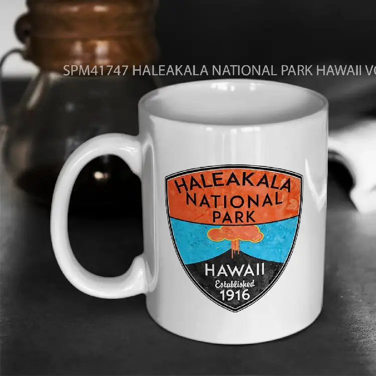 SPM41747 HALEAKALA NATIONAL PARK HAWAII VOLCANO HIKING NATURE EXPLORE Gelas Keramik Supermug