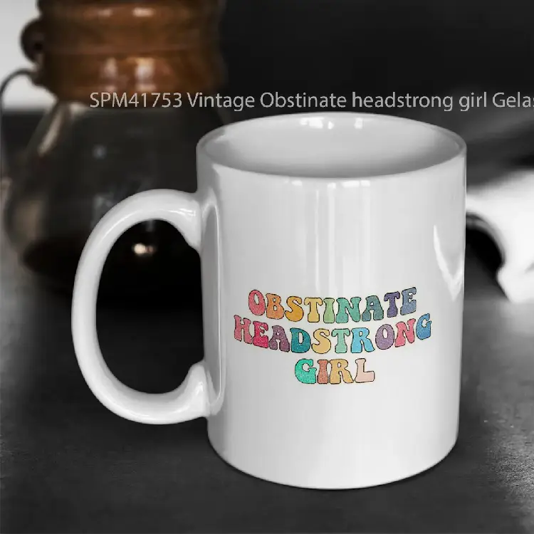 SPM41753 Vintage Obstinate headstrong girl Gelas Keramik Supermug