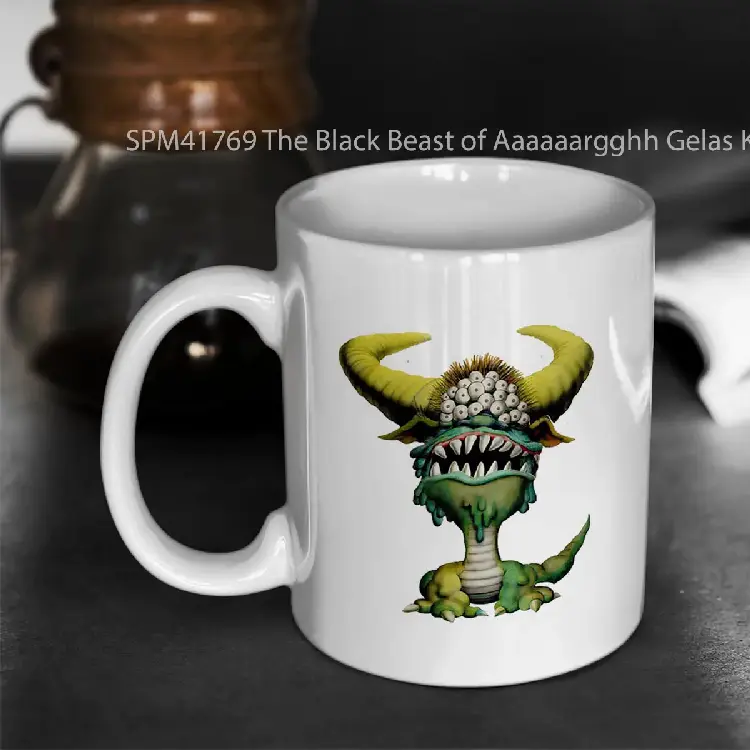SPM41769 The Black Beast of Aaaaaargghh Gelas Keramik Supermug