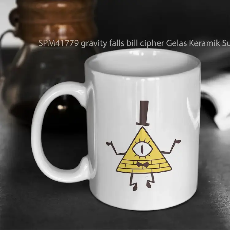 SPM41779 gravity falls bill cipher Gelas Keramik Supermug
