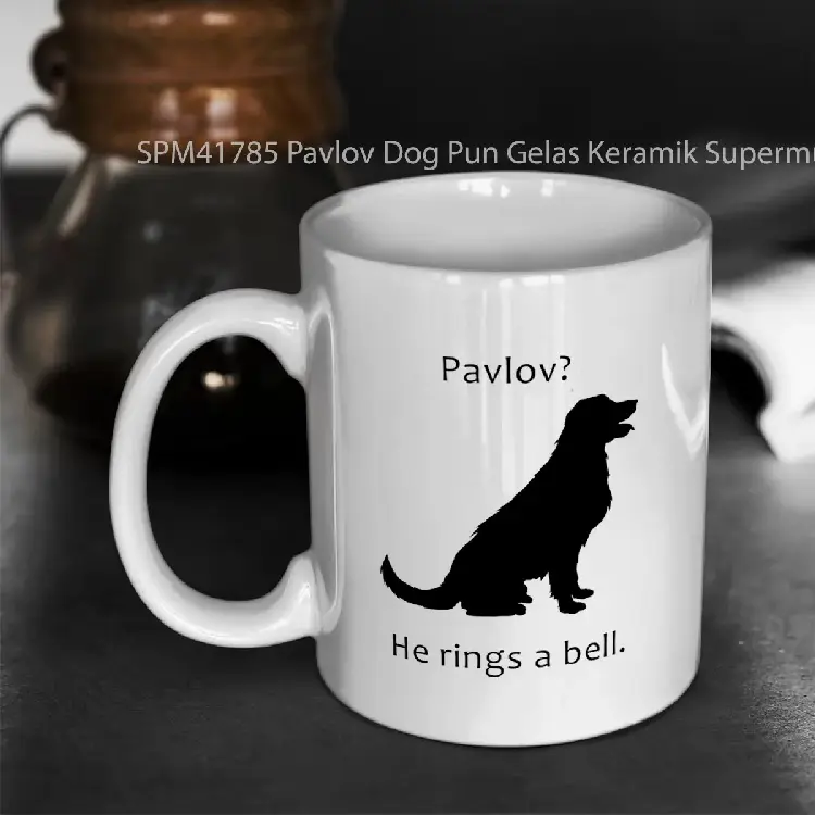 SPM41785 Pavlov Dog Pun Gelas Keramik Supermug