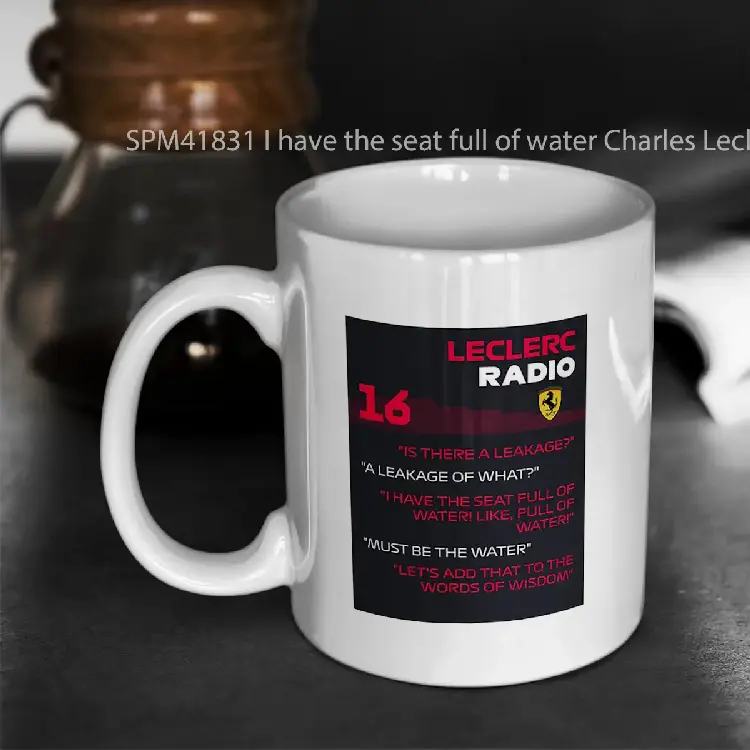 SPM41831 I have the seat full of water Charles Leclerc Gelas Keramik Supermug