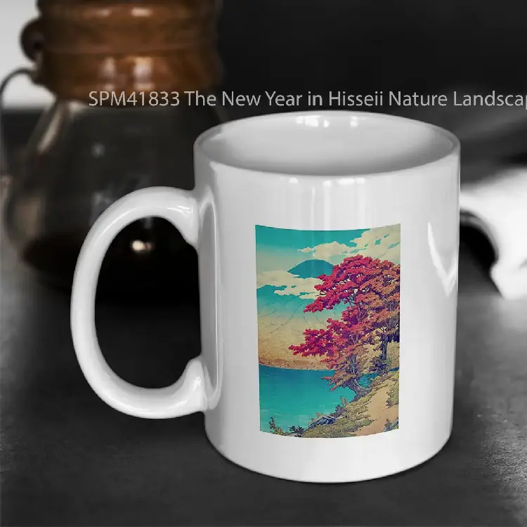 SPM41833 The New Year in Hisseii Nature Landscape Gelas Keramik Supermug