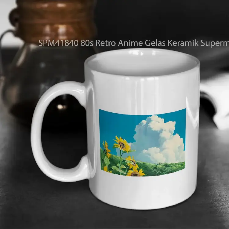 SPM41840 80s Retro Anime Gelas Keramik Supermug