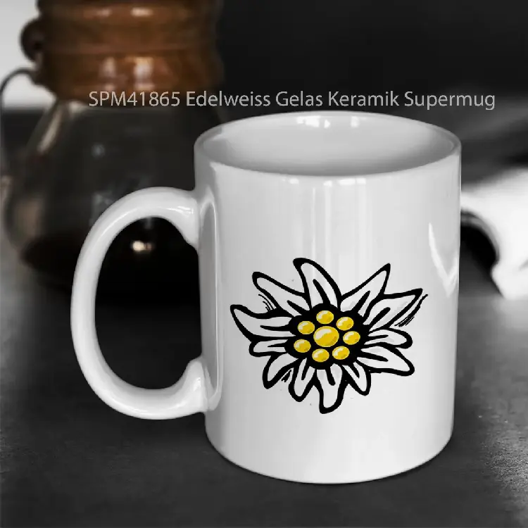 SPM41865 Edelweiss Gelas Keramik Supermug