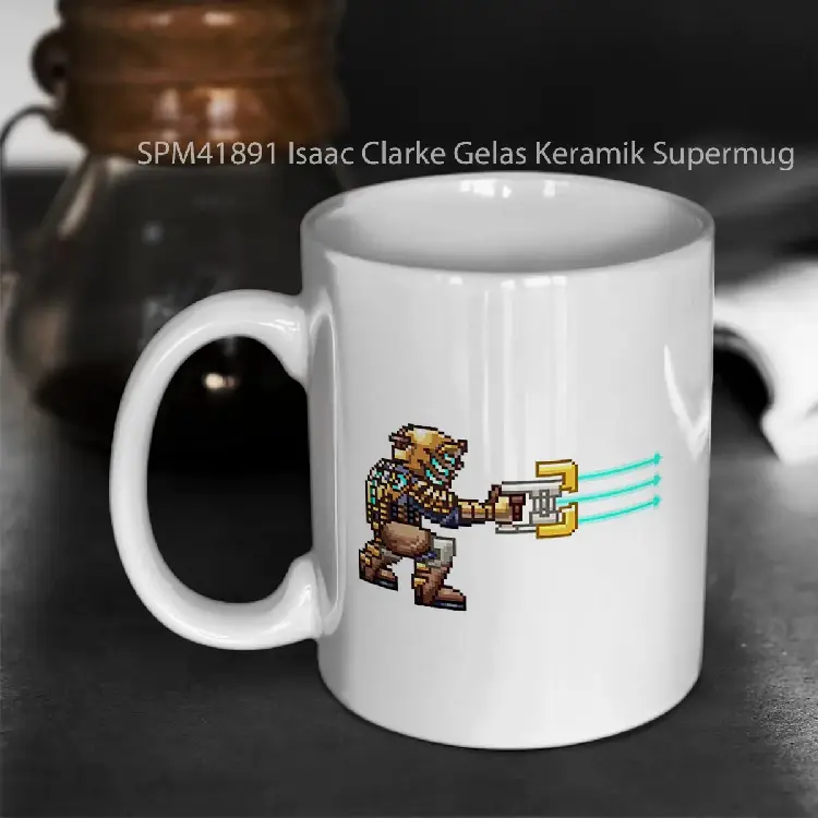 SPM41891 Isaac Clarke Gelas Keramik Supermug