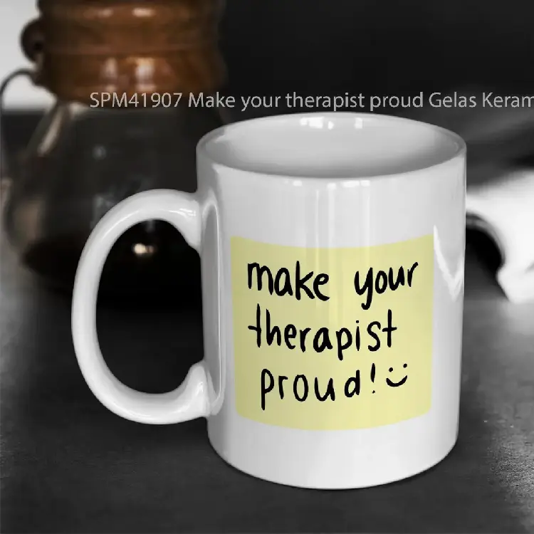SPM41907 Make your therapist proud Gelas Keramik Supermug