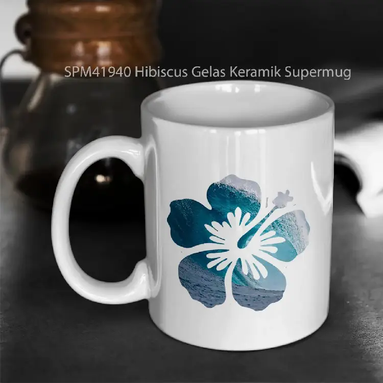 SPM41940 Hibiscus Gelas Keramik Supermug