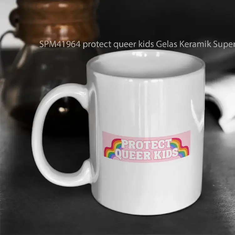 SPM41964 protect queer kids Gelas Keramik Supermug