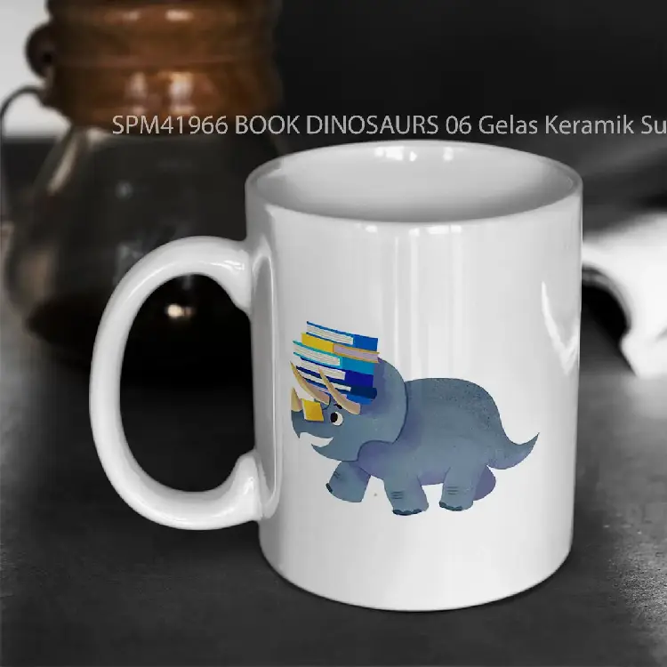 SPM41966 BOOK DINOSAURS 06 Gelas Keramik Supermug
