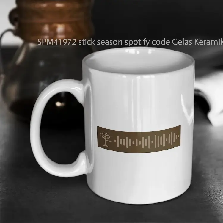 SPM41972 stick season spotify code Gelas Keramik Supermug