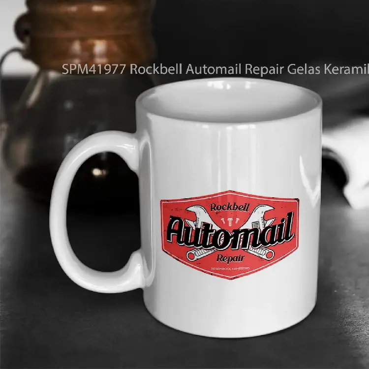 SPM41977 Rockbell Automail Repair Gelas Keramik Supermug