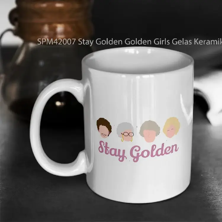 SPM42007 Stay Golden Golden Girls Gelas Keramik Supermug