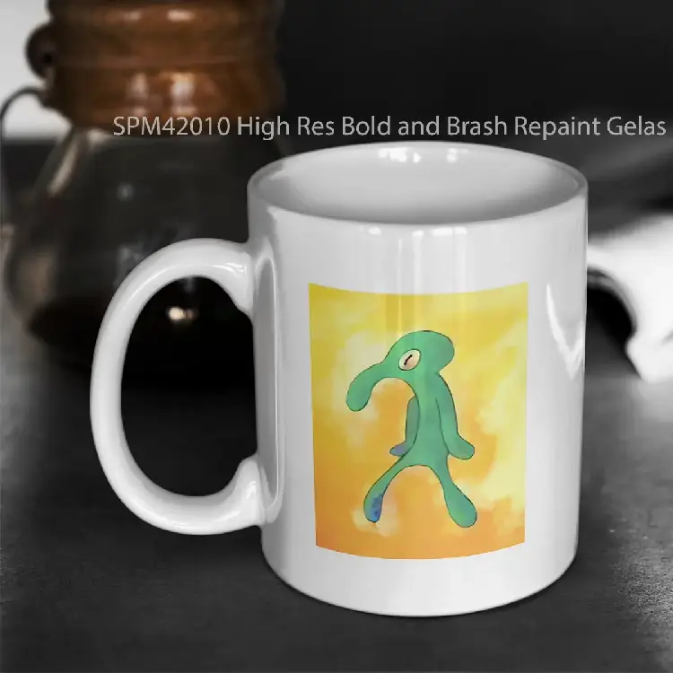 SPM42010 High Res Bold and Brash Repaint Gelas Keramik Supermug