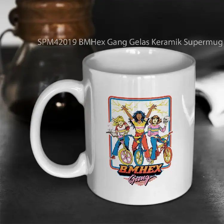 SPM42019 BMHex Gang Gelas Keramik Supermug
