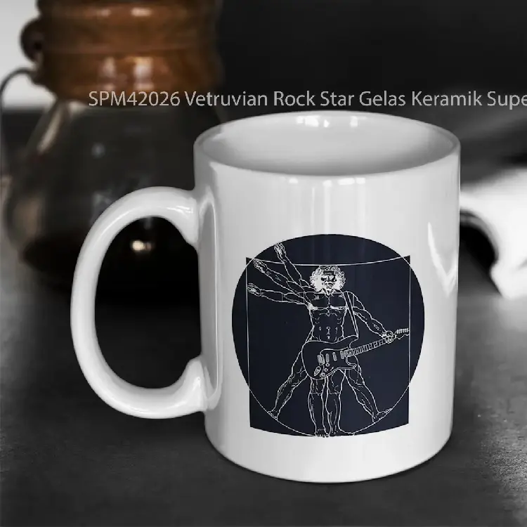 SPM42026 Vetruvian Rock Star Gelas Keramik Supermug