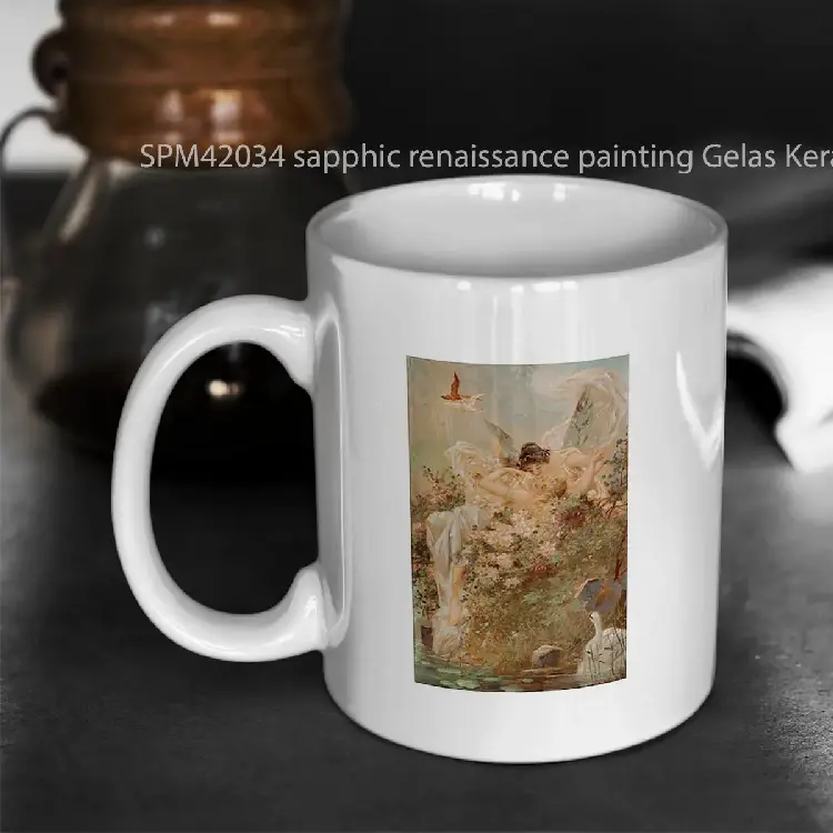 SPM42034 sapphic renaissance painting Gelas Keramik Supermug