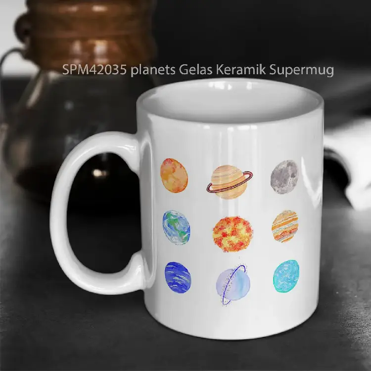 SPM42035 planets Gelas Keramik Supermug
