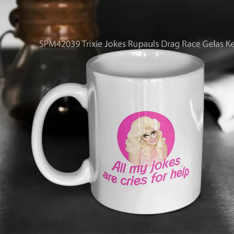 SPM42039 Trixie Jokes Rupauls Drag Race Gelas Keramik Supermug