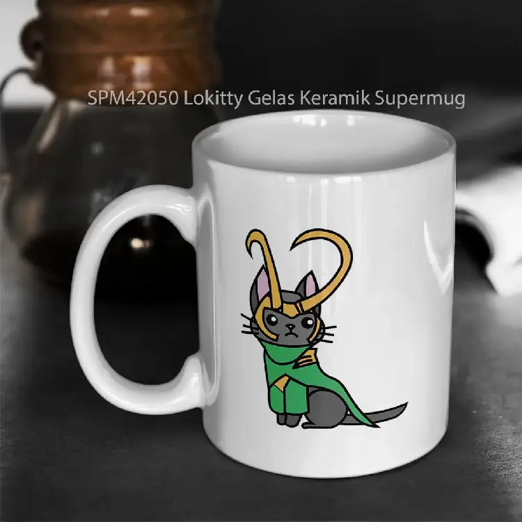 SPM42050 Lokitty Gelas Keramik Supermug