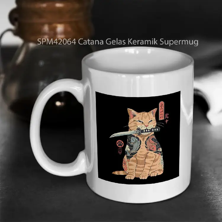 SPM42064 Catana Gelas Keramik Supermug