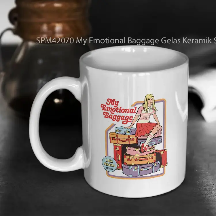 SPM42070 My Emotional Baggage Gelas Keramik Supermug