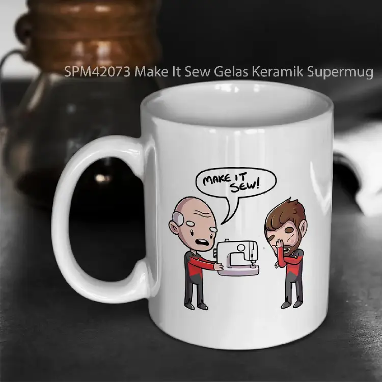 SPM42073 Make It Sew Gelas Keramik Supermug