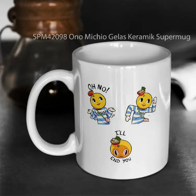 SPM42098 Ono Michio Gelas Keramik Supermug