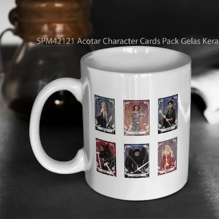 SPM42121 Acotar Character Cards Pack Gelas Keramik Supermug