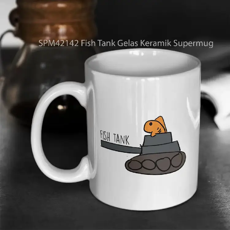 SPM42142 Fish Tank Gelas Keramik Supermug