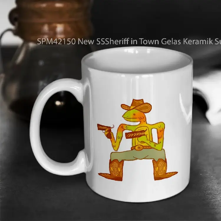 SPM42150 New SSSheriff in Town Gelas Keramik Supermug