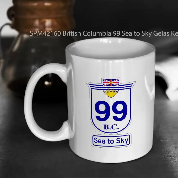 SPM42160 British Columbia 99 Sea to Sky Gelas Keramik Supermug