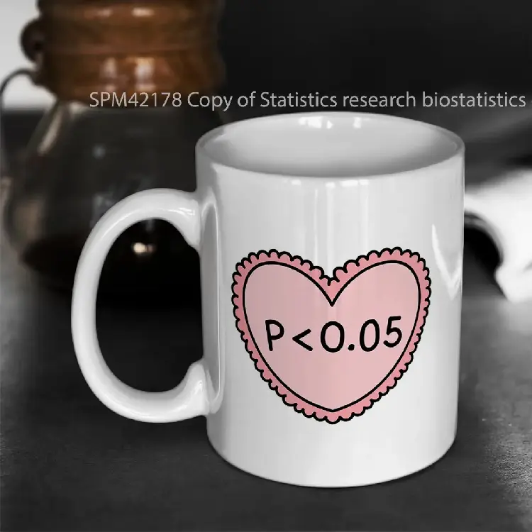 SPM42178 Copy of Statistics research biostatistics epidemiology science public health valentines day funny Gelas Keramik Supermug