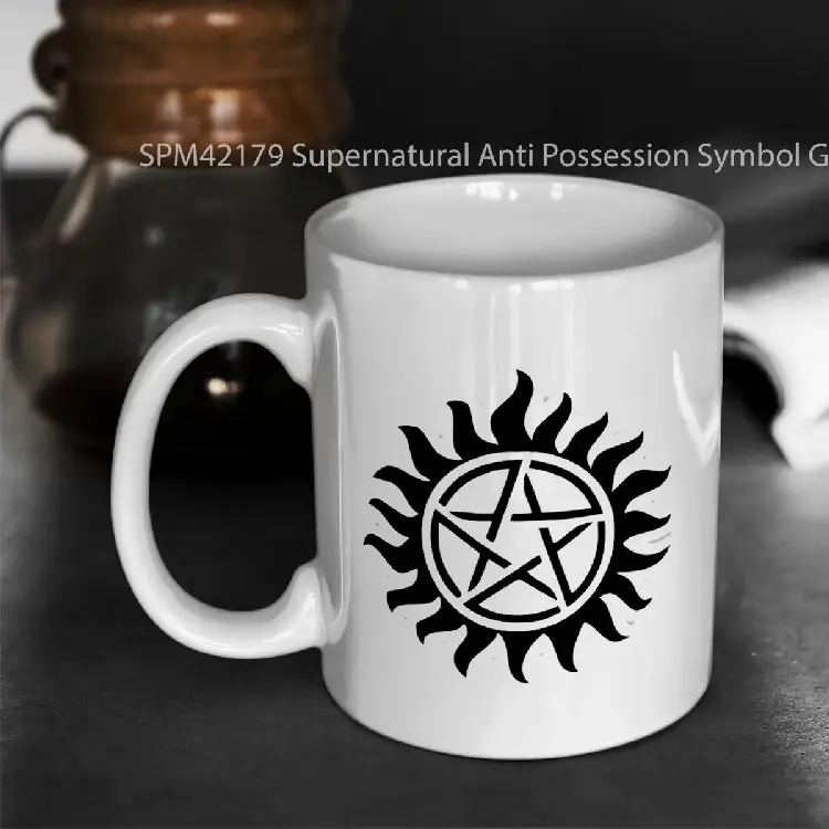 SPM42179 Supernatural Anti Possession Symbol Gelas Keramik Supermug