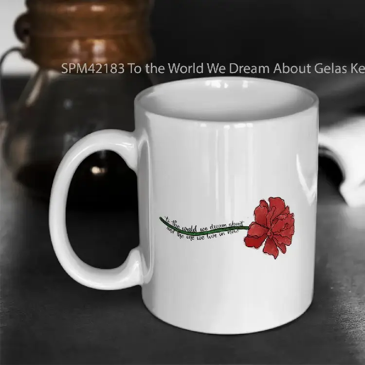 SPM42183 To the World We Dream About Gelas Keramik Supermug