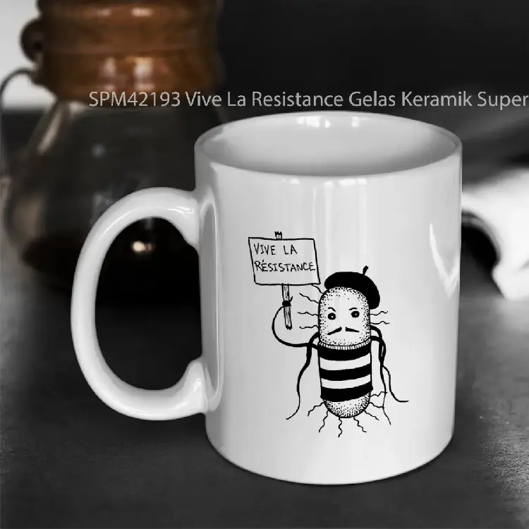 SPM42193 Vive La Resistance Gelas Keramik Supermug