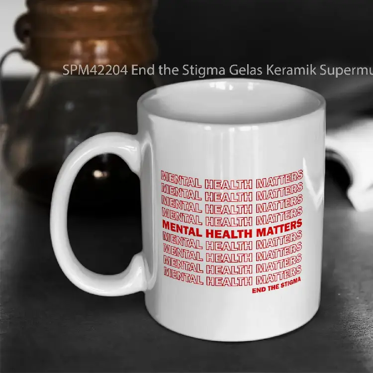 SPM42204 End the Stigma Gelas Keramik Supermug
