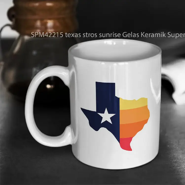 SPM42215 texas stros sunrise Gelas Keramik Supermug
