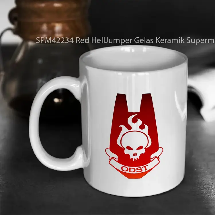 SPM42234 Red HellJumper Gelas Keramik Supermug