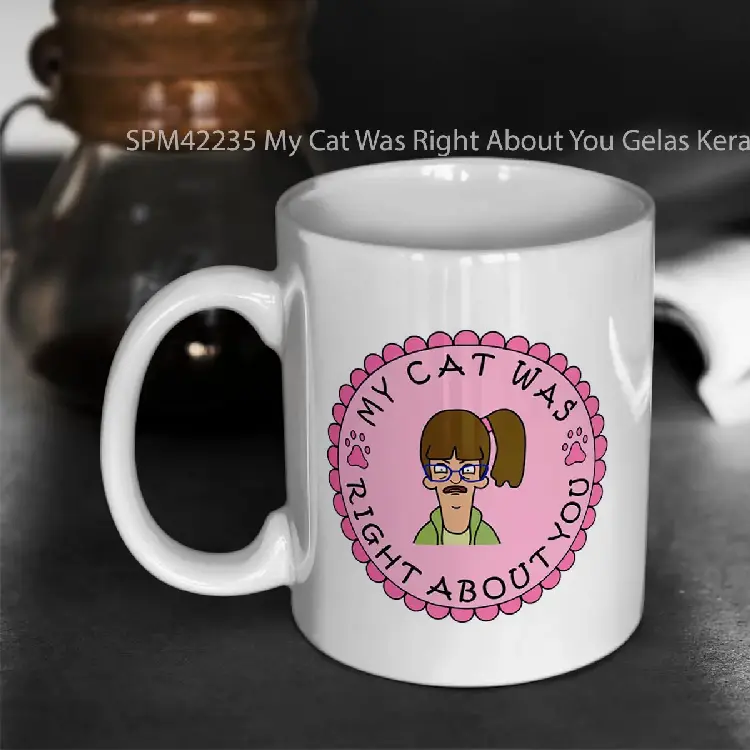 SPM42235 My Cat Was Right About You Gelas Keramik Supermug