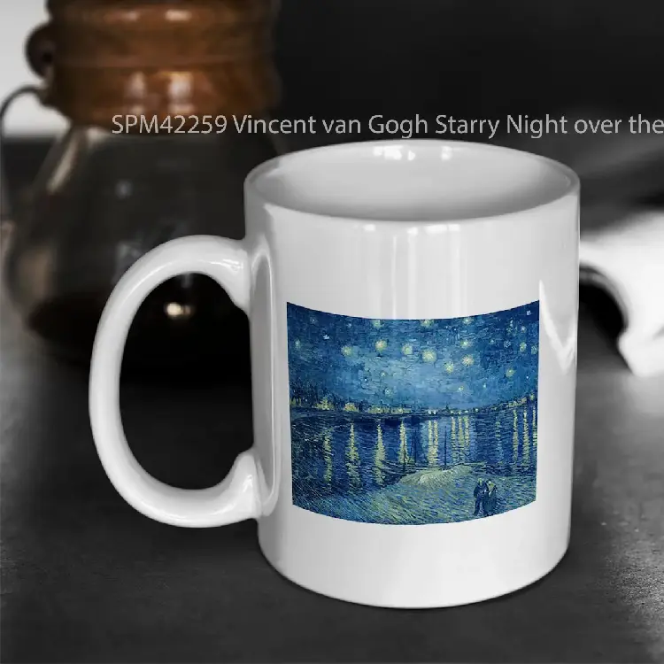 SPM42259 Vincent van Gogh Starry Night over the Rhone Gelas Keramik Supermug