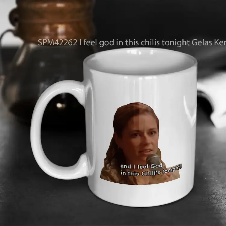 SPM42262 I feel god in this chilis tonight Gelas Keramik Supermug