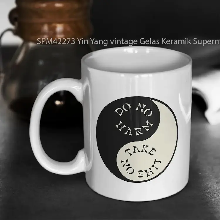 SPM42273 Yin Yang vintage Gelas Keramik Supermug