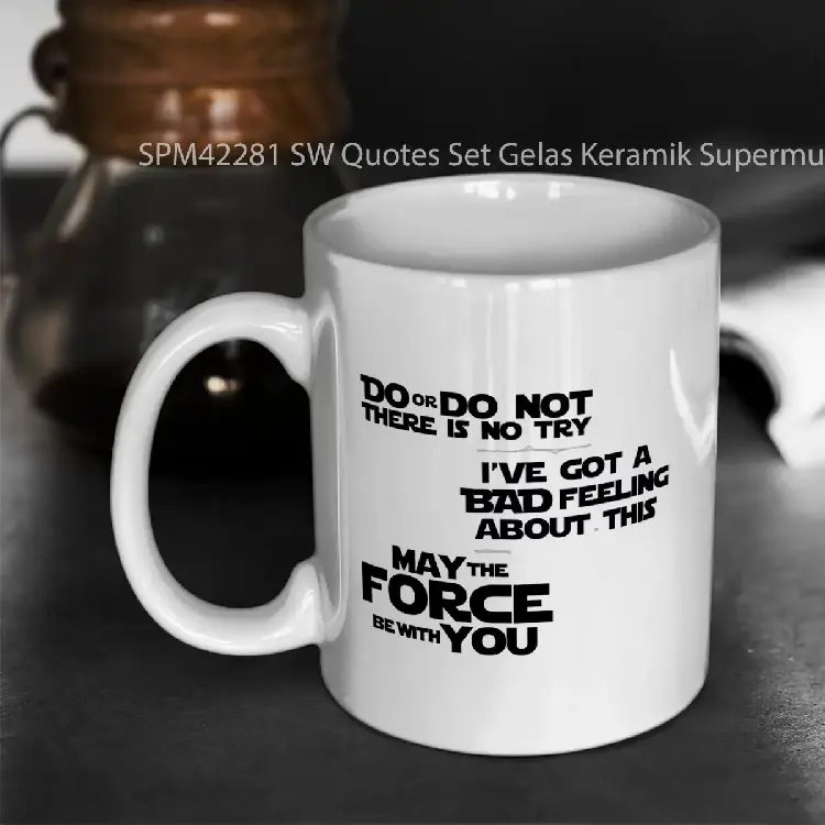 SPM42281 SW Quotes Set Gelas Keramik Supermug