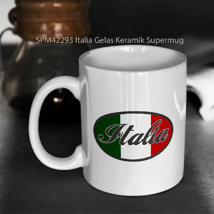 SPM42293 Italia Gelas Keramik Supermug