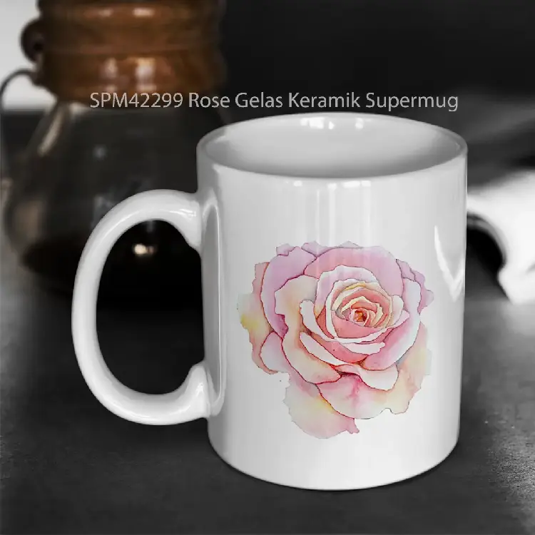 SPM42299 Rose Gelas Keramik Supermug